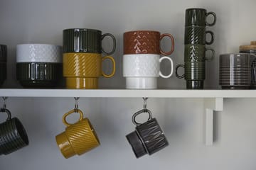 2 Tazas de café Coffee & More - Blanco - Sagaform