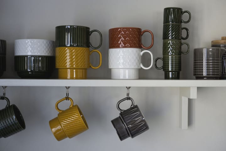 2 Tazas de café Coffee & More - Blanco - Sagaform