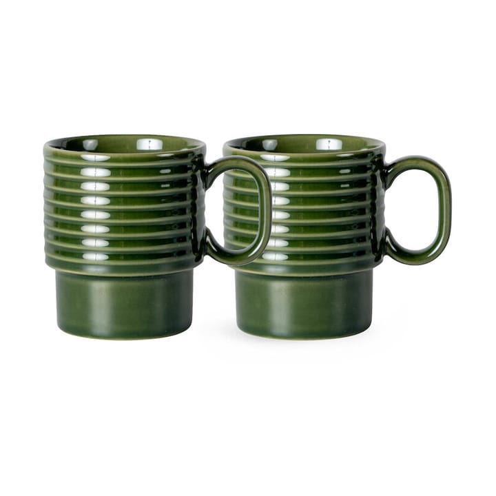 2 Tazas de café Coffee & More - Verde - Sagaform