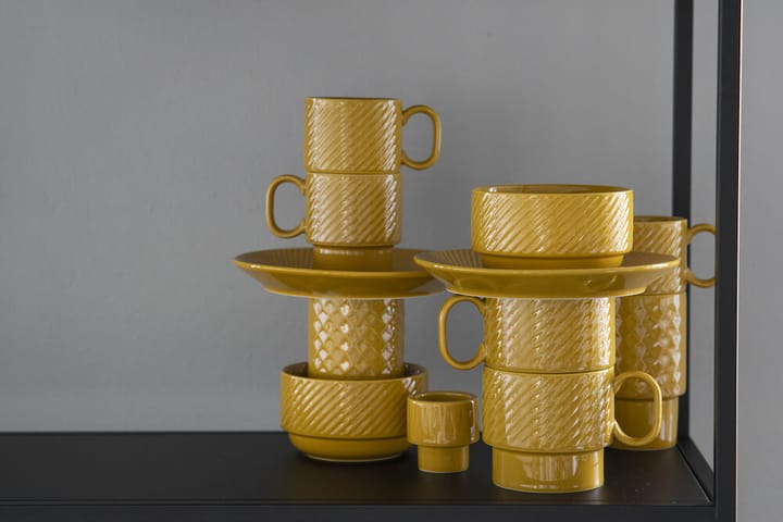 2 Tazas de té Coffee & More - Amarillo - Sagaform