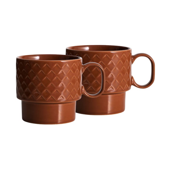 2 Tazas de té Coffee & More - Terracota - Sagaform