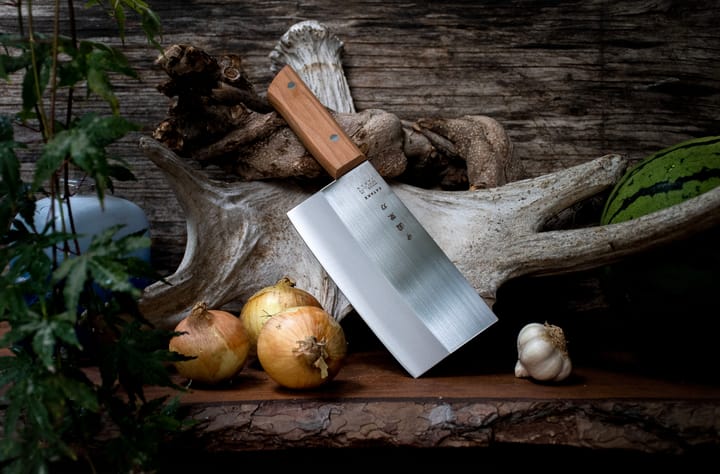 Cuchillo de chef chino Satake Chopper 28,5 cm, Mango de madera Satake