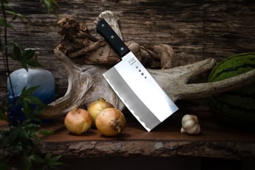 Cuchillo de chef chino Satake Chopper 30,5 cm - Negro - Satake