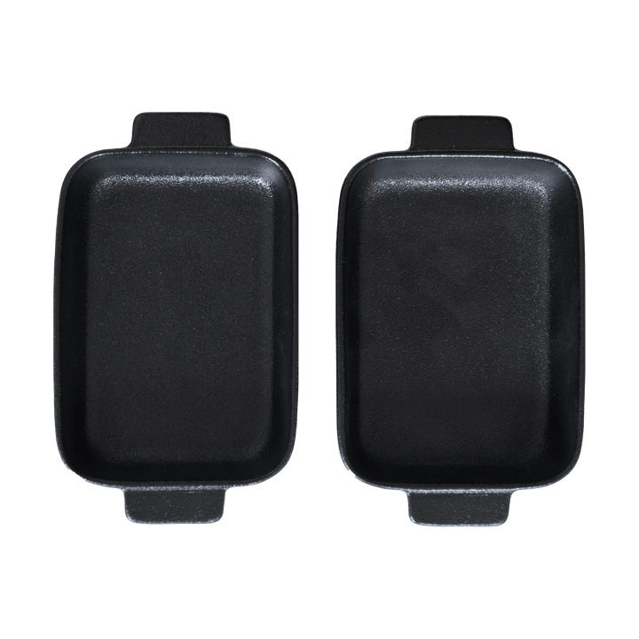 Molde para horno de porcelana negro Satake 2-pack, 19 cm Satake