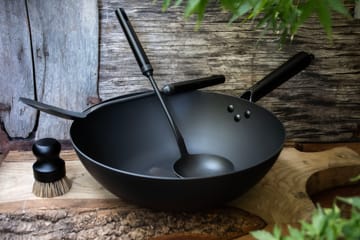 Set wok de acero al carbono Satake - 57 cm - Satake