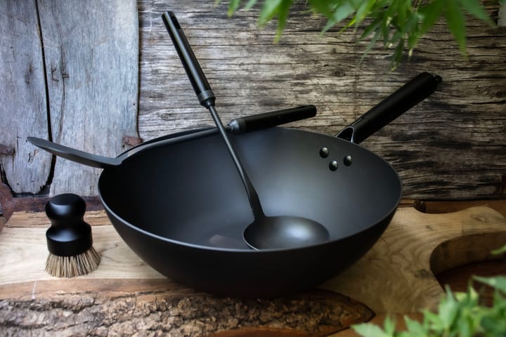 Set wok de acero al carbono Satake, 57 cm Satake