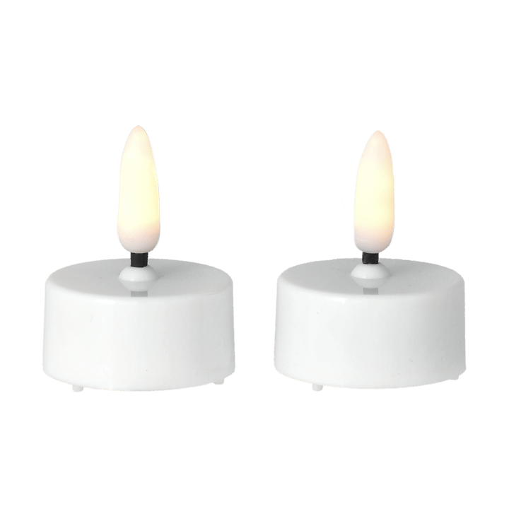 2 Velas LED Bright Ø3,8 cm - White - Scandi Essentials