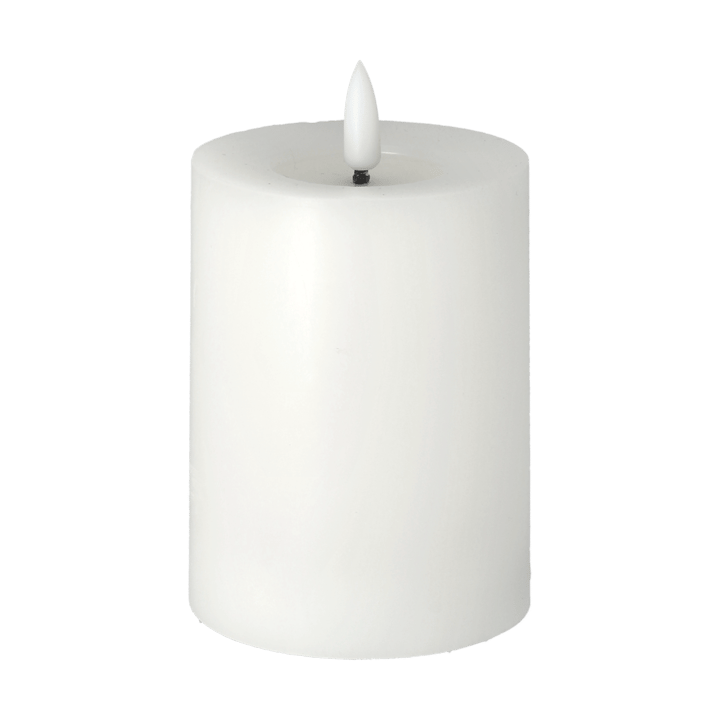 Vela gruesa LED Bright Melt 12,5 cm - blanco - Scandi Essentials