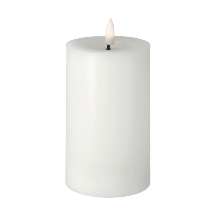 Vela gruesa LED Bright Melt 15 cm, blanco Scandi Essentials