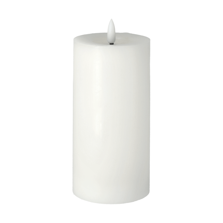 Vela gruesa LED Bright Melt 17,5 cm - blanco - Scandi Essentials