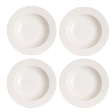 4 Platos hondos Kalk 23 cm - blanco - Scandi Living