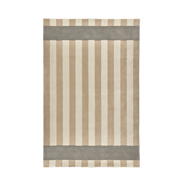 Alfombra de lana Aisles - Beige, 170x240 cm - Scandi Living