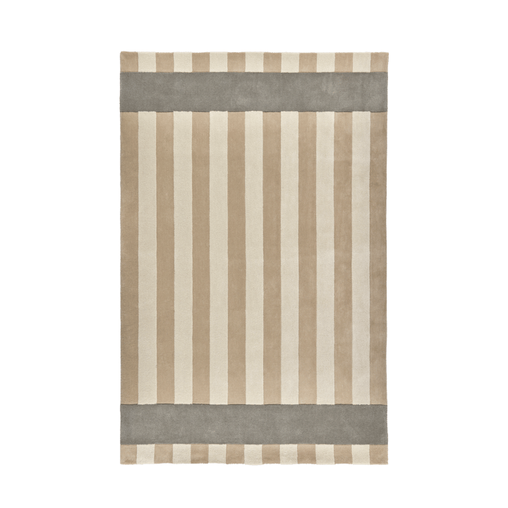 Alfombra de lana Aisles - Beige, 170x240 cm - Scandi Living