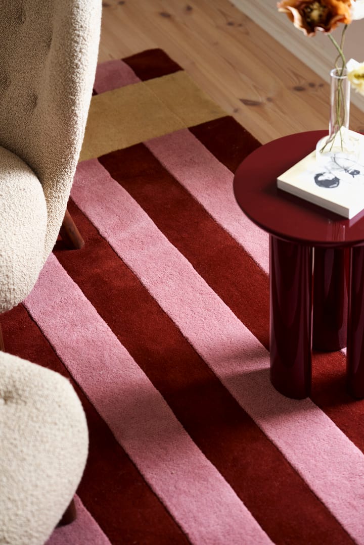 Alfombra de lana Aisles, Rojo, 170x240 cm Scandi Living