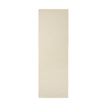 Alfombra de lana Balance blanco natural - 80x240 cm - Scandi Living