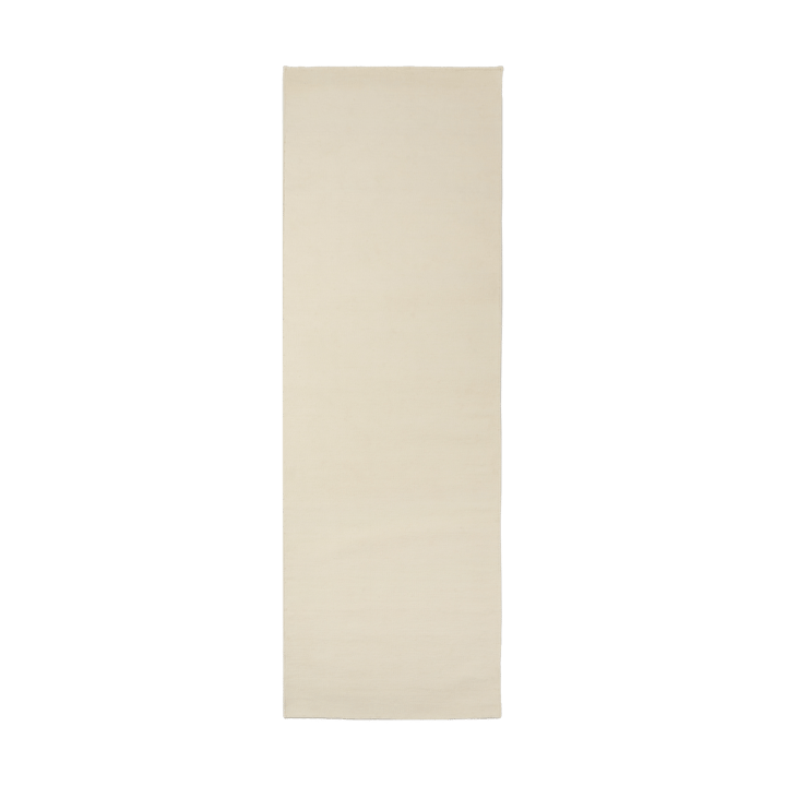 Alfombra de lana Balance blanco natural - 80x240 cm - Scandi Living