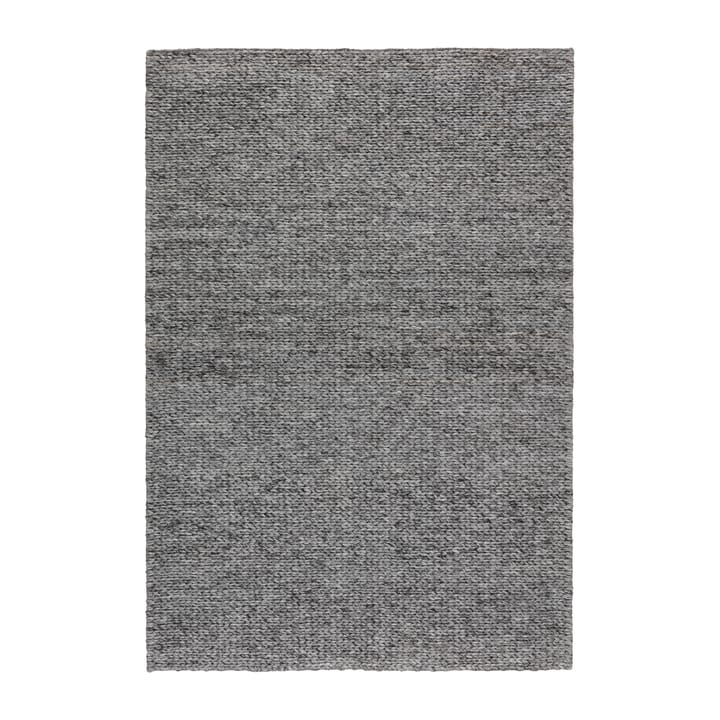 Alfombra de lana Braided gris oscuro - 170x240 cm - Scandi Living