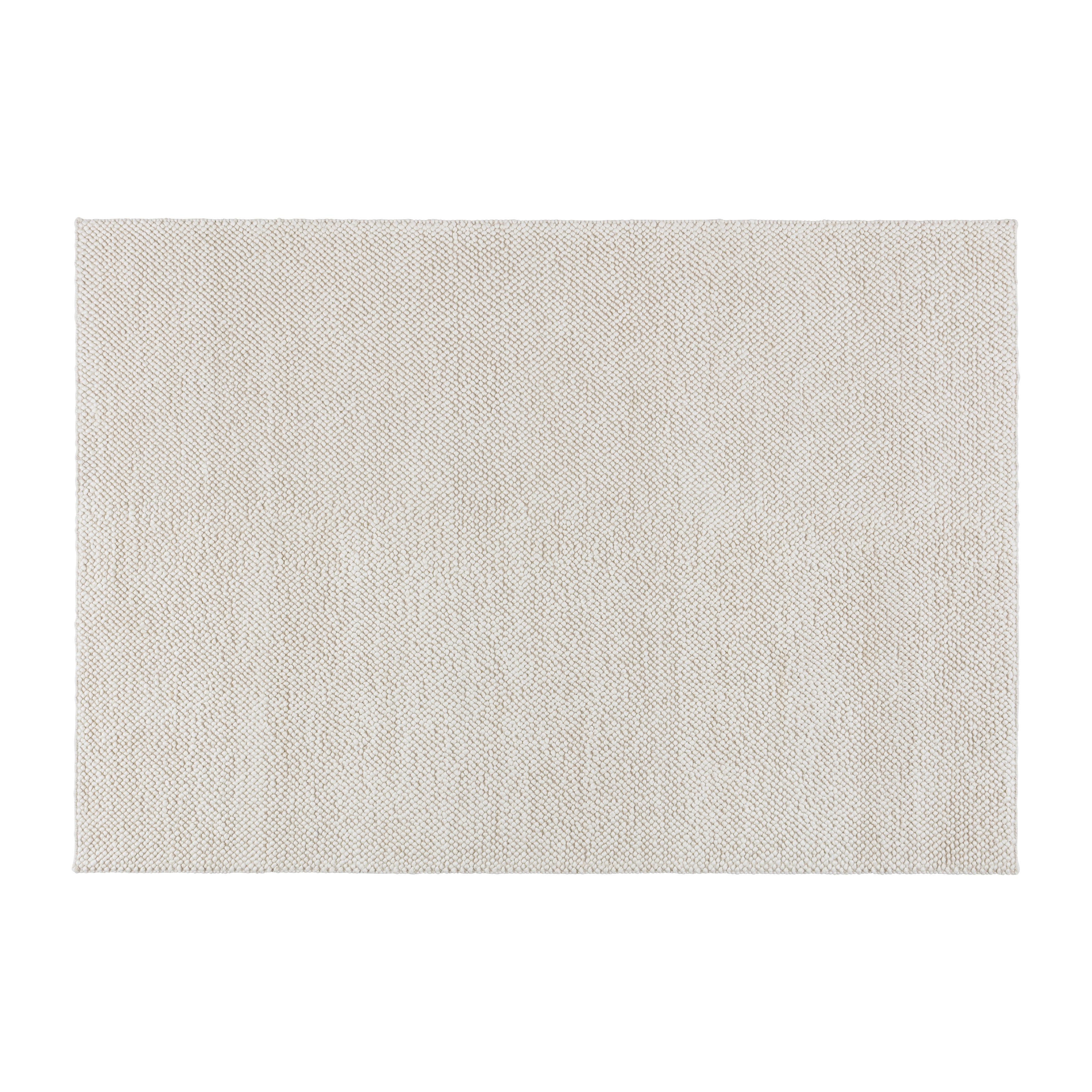 Alfombra de lana Floki Ivory 200x300 cm - Alfombra natural para dormitorio  y salon