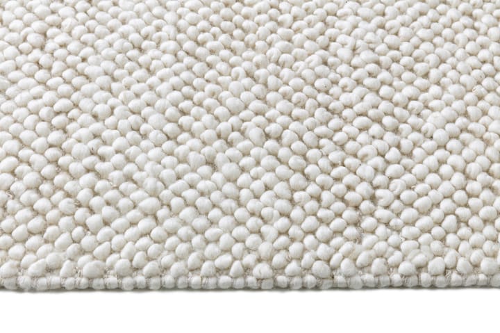 Alfombra de lana Flock blanco natural, 300x400 cm Scandi Living