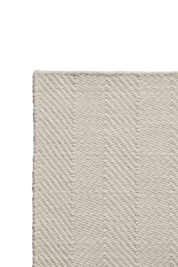 Alfombra de lana Furrow blanco natural - 170x240 cm - Scandi Living