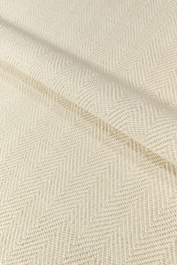 Alfombra de lana Furrow blanco natural - 80x240 cm - Scandi Living