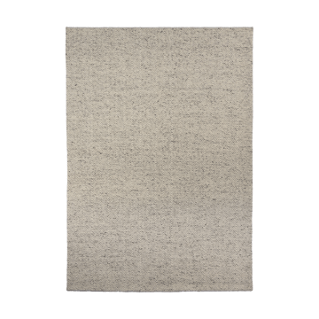 Alfombra de lana Furrow blanco natural/gris - 200x300 cm - Scandi Living