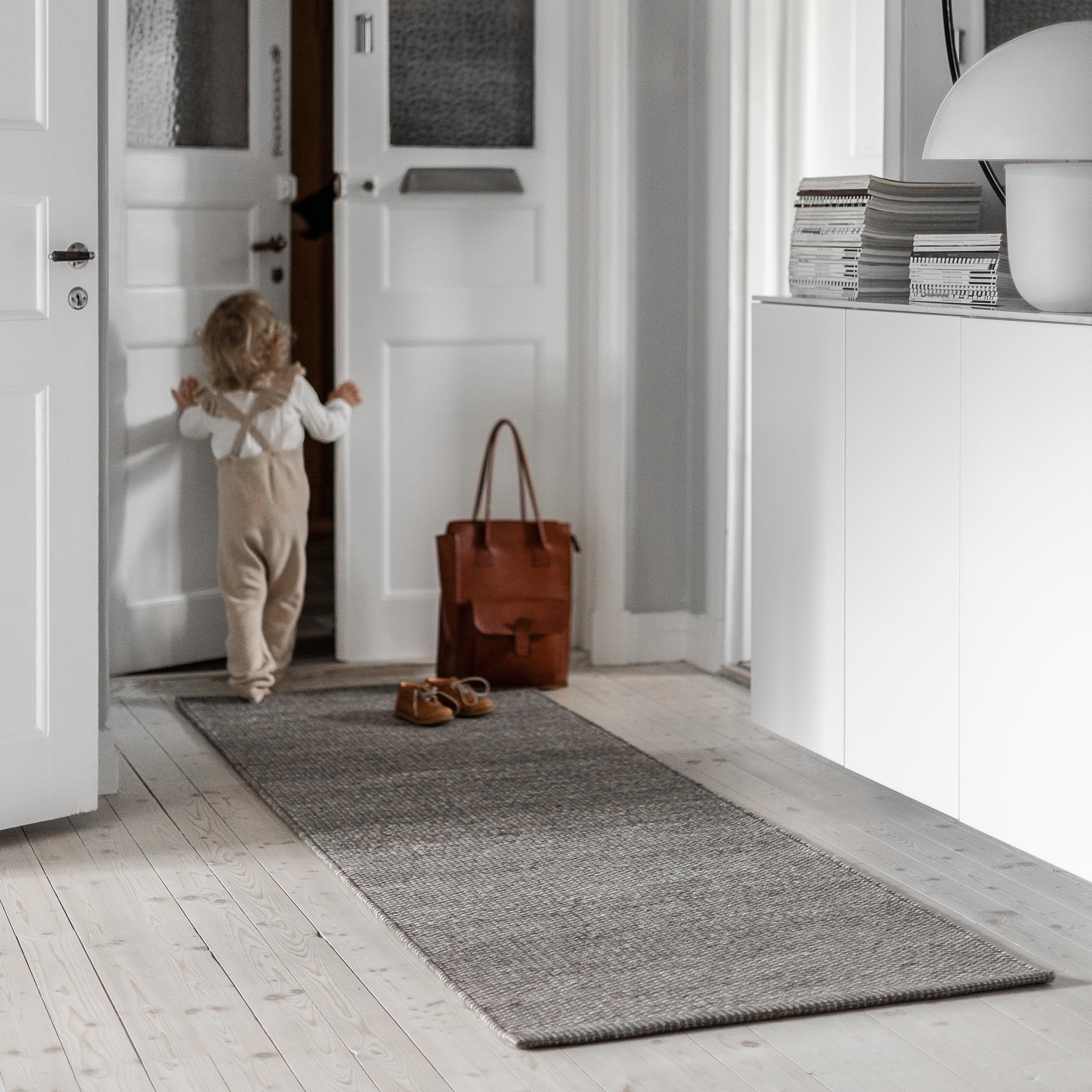 Alfombra de lana Lea gris natural | Scandi Living | Tienda online