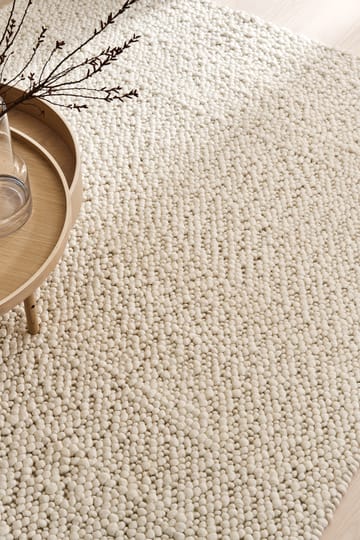 Alfombra de lana Mire blanco natural - 170x240 cm - Scandi Living