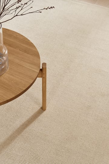 Alfombra de lana Terrain blanco natural - 170x240 cm - Scandi Living