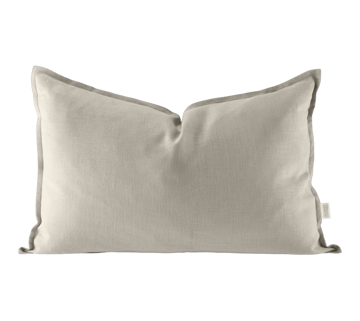 Funda de coj�ín de lino Calm 40x60 cm - Greige - Scandi Living