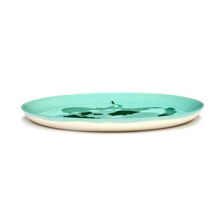 2 Platos Ottolenghi Feast L Ø26,5 cm - Azure-pepper green - Serax