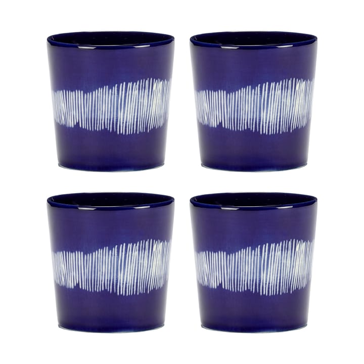 4 Tazas de café Ottolenghi Feast 25 cl - Dark blue-white - Serax