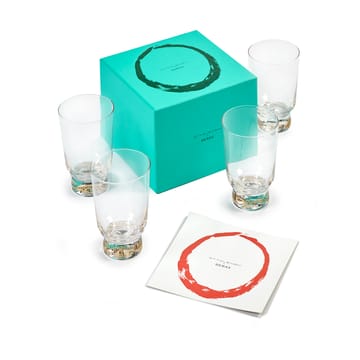 4 Vasos Ottolenghi Feast 33 cl - Stripes gold - Serax