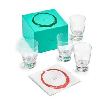 4 Vasos Ottolenghi Feast 33 cl - Stripes sandblasted - Serax