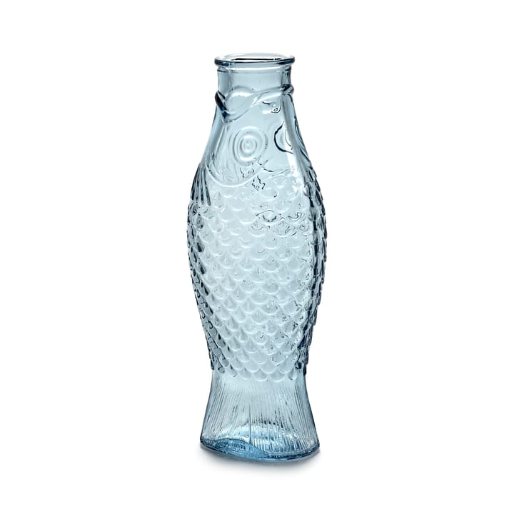 Botella de vidrio Fish & Fish 85 cl - Light blue - Serax