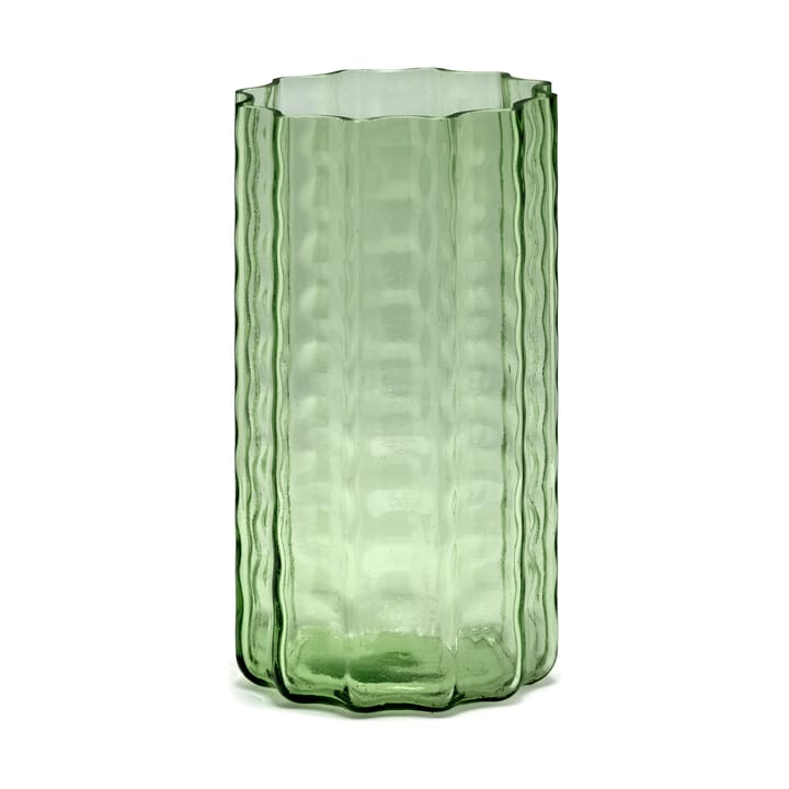 Jarrón Waves 01 21 cm - Green-clear - Serax