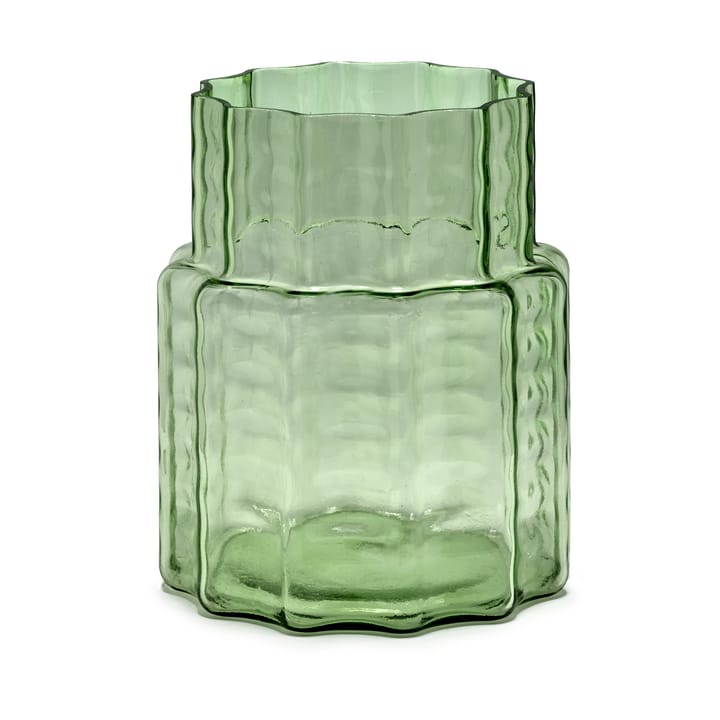 Jarrón Waves 04 Ø18x21 cm - Green-clear - Serax