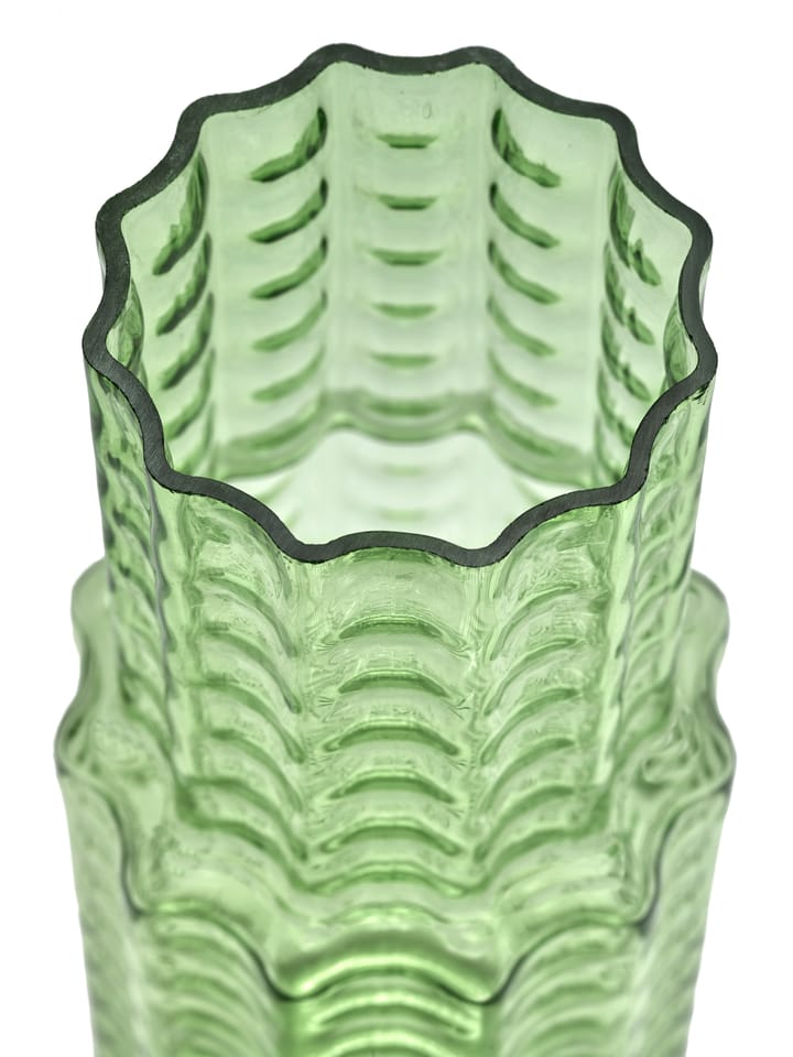 Jarrón Waves 05 Ø16x35 cm - Green-clear - Serax