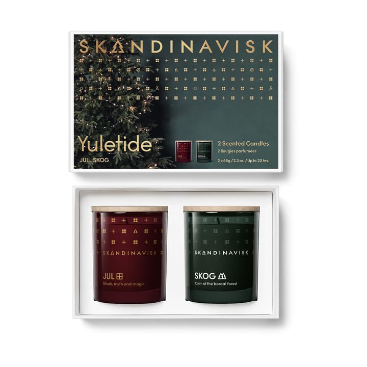 Set de regalo de velas aromáticas Yuletide 2 piezas - 65 g - Skandinavisk