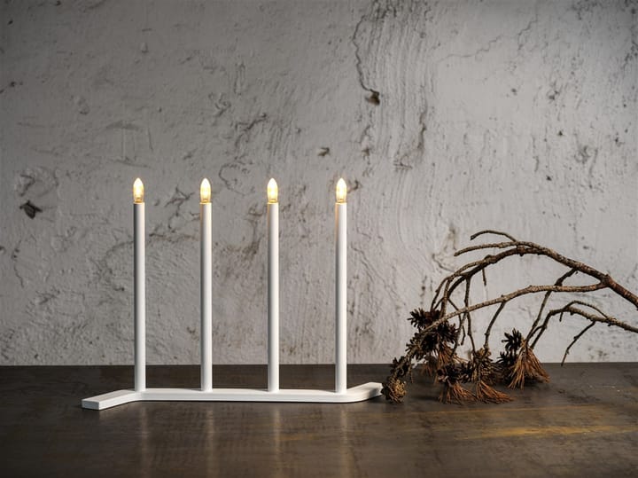 Candelabro de Adviento Advent RE - Blanco, 4 bombillas - SMD Design