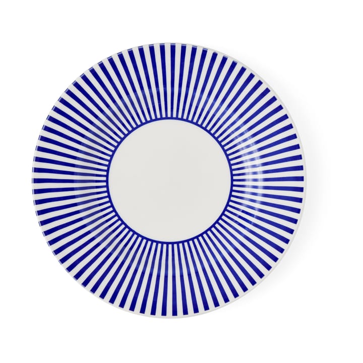 Plato para ensalada Steccato Ø22 cm - Azul-blanco - Spode