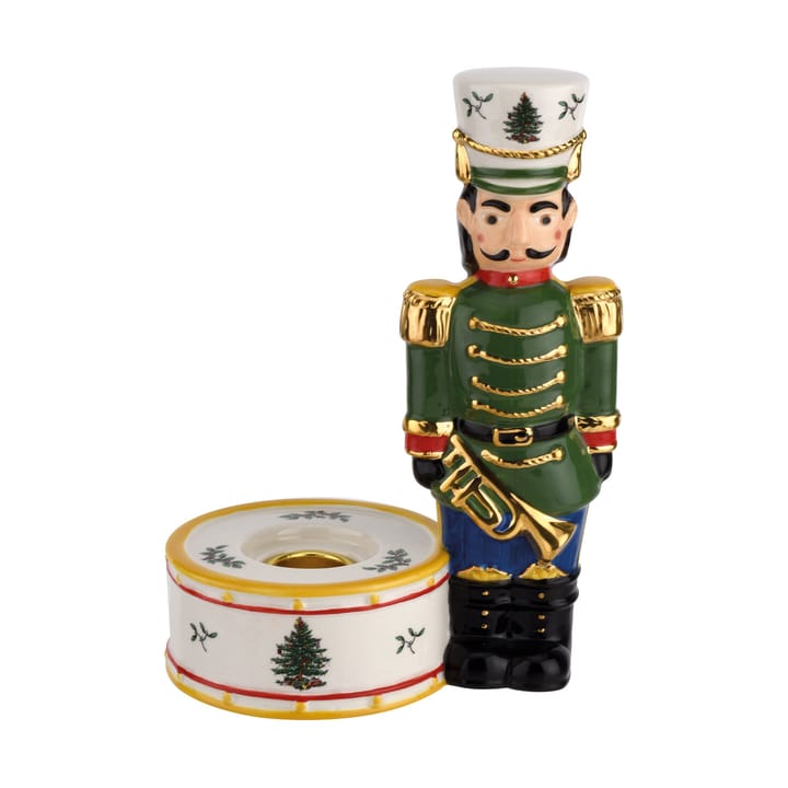 Portavelas Christmas Tree Nutcracker 17,5 cm - Green - Spode