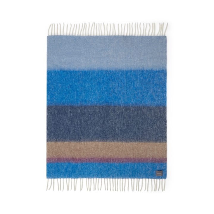 Manta de mohair - Azul, Azur y Camel - Stackelbergs