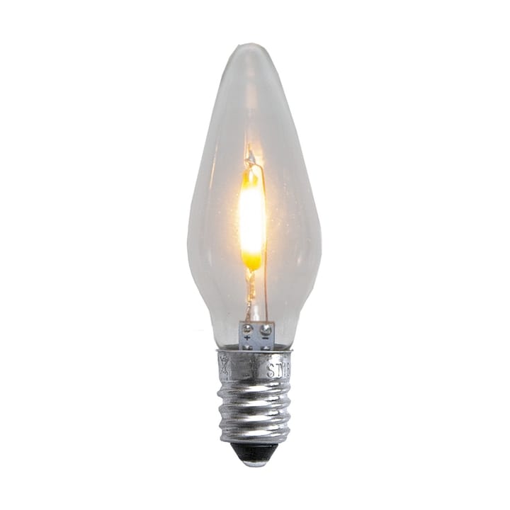 3 Bombillas de repuesto E10 LED filament soft glow - 0,5W 1900K no regulable - Star Trading