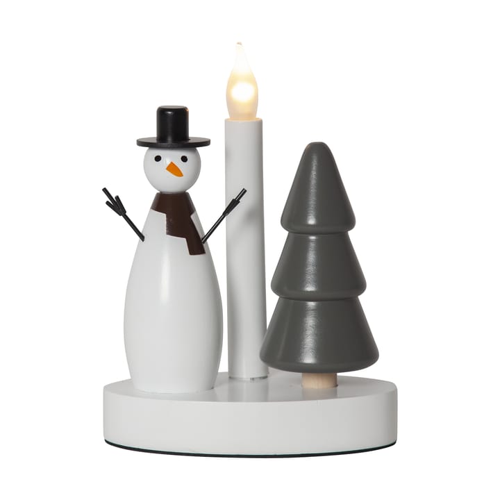 Candelabro Christmas Joy - Muñeco de nieve - Star Trading