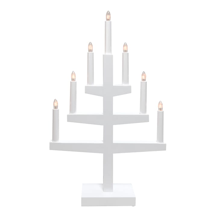 Candelabro de adviento Trapp 54 cm - blanco - Star Trading