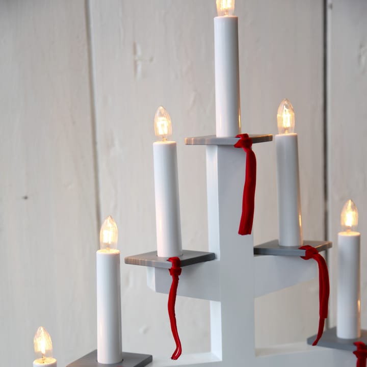 Candelabro de adviento Trapp 54 cm, blanco Star Trading