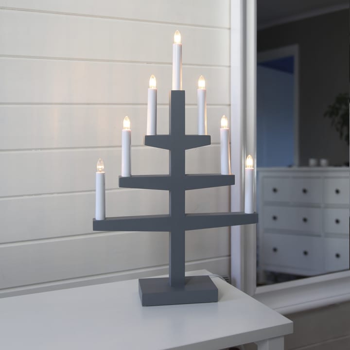 Candelabro de adviento Trapp 54 cm, gris Star Trading