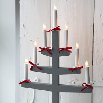 Candelabro de adviento Trapp 54 cm - gris - Star Trading