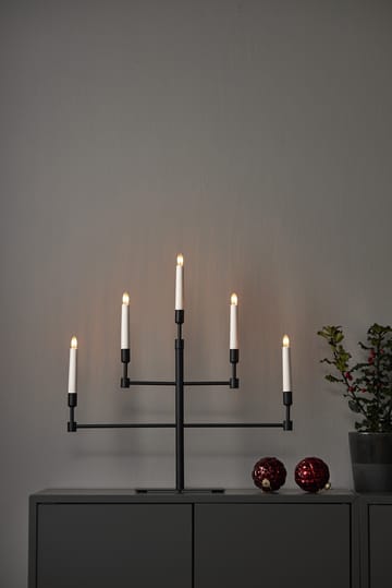 Candelabro de Adviento Vide - Negro - Star Trading